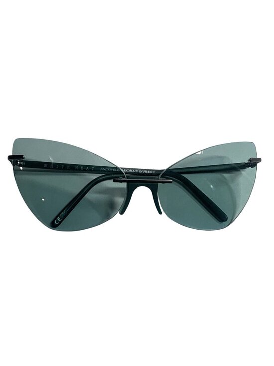 Andy Wolf White Heat Rimless Sunglasses in Sea Blue main image 5